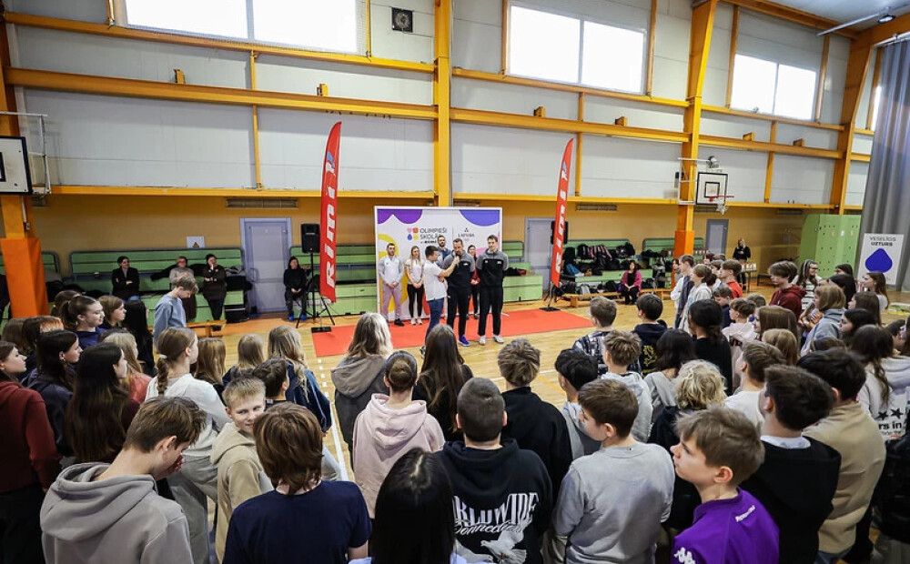 Skolas aicinātas pieteikties projektam “Olimpieši skolās ar Rimi”