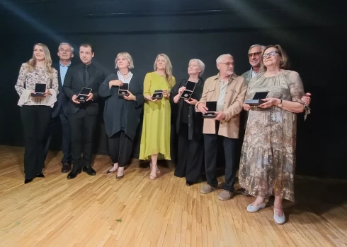 Teātra dienas izcilības balvu laureāti (publicitātes foto)