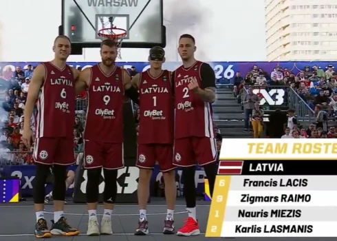 Latvijas 3x3 basketbola izlase (ekrānuzņēmums no video)
