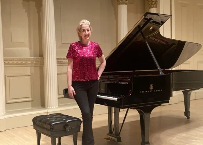 Latviešu pianiste Dzintra Erliha Ņujorkā spīd ar izcilību arī kā pedagoģe