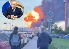 Putina ekonomikas forums Sanktpēterburgā iesākas ar "uguņošanu" naftas terminālī