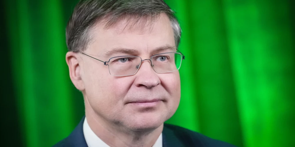 Еврокомиссар Валдис Домбровскис.