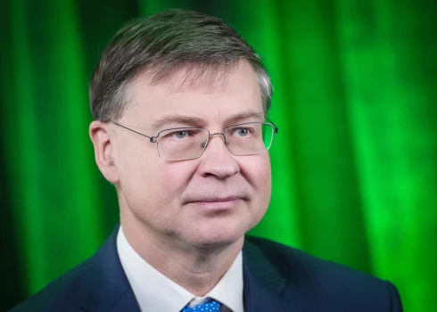 Еврокомиссар Валдис Домбровскис.