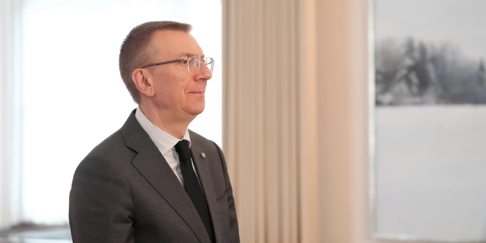 Valsts prezidents Edgars Rinkēvičs. 