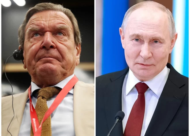 Kremlis apstiprina, ka bijušais Vācijas kanclers Šrēders ieradies Maskavā