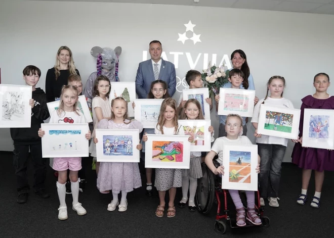 Sveikti “Olimpiskās dienas 2026” zīmējumu konkursa uzvarētāji