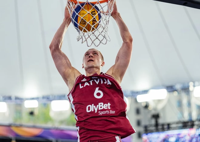 Latvijas 3x3 basketbolisti sasniedz Pasaules kausa ceturtdaļfinālu