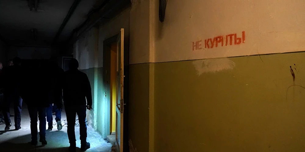 Potenciālās patvertnes telpas bijušajā Rīgas Tehniskās universitātes ēkā Kaļķu ielā 1. 