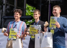 FOTO: Jelgavā tehnoloģiju festivāls pulcē vairāk nekā 300 bērnu un jauniešu