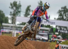 Jēkabam Kubuliņam goda pjedestāls Ķeguma EMX250 sacīkstē