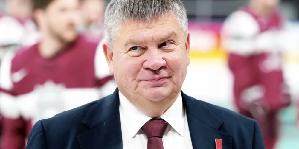Latvijas Hokeja federācijas prezidents Aigars Kalvītis. 