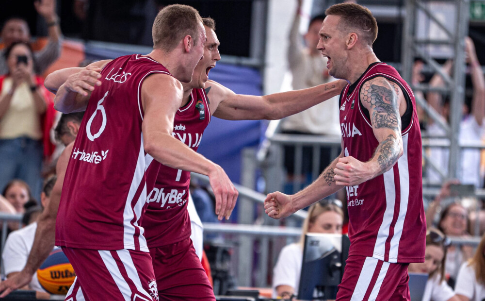 Pirmie visā pasaulē! Lasmanis spārno Latvijas 3x3 basketbola