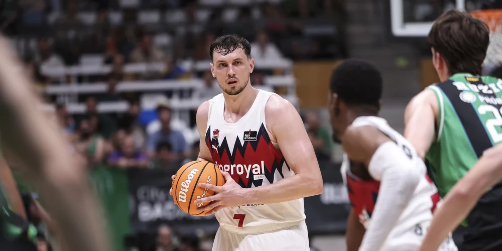 Rodions Kurucs noslēdzis pirmo sezonu Baskonijas rindās. 