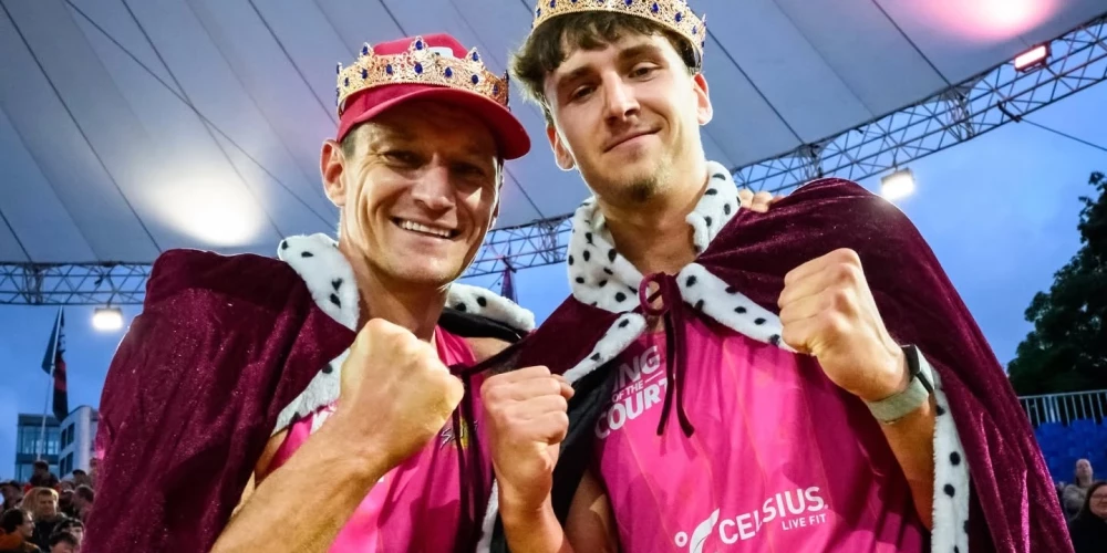 Mārtiņš Pļaviņš ar Kristianu Fokerotu turpina apliecināt vietu elitē. 