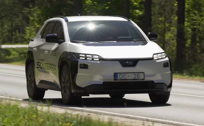 Subaru Solterra ir veselus 17,5 centimetrus garāka par Uncharted.