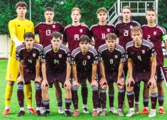 Latvijas U-19 futbolisti uzvar Igauniju, bet Baltijas kausā paliek otrie