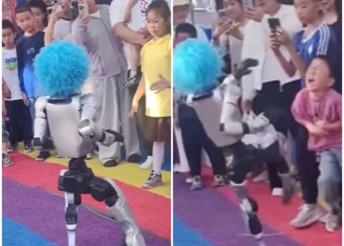 Robotam sanāca pavisam neveikli...