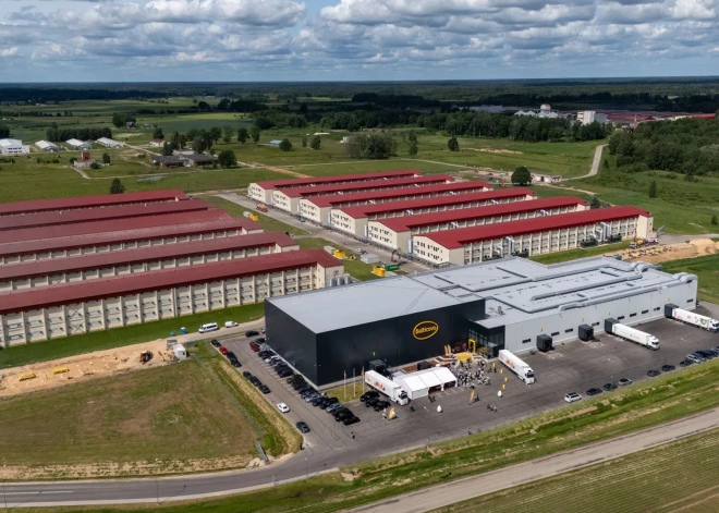 "Balticovo” atklāj 120 miljonus vērtu olu ražošanas kompleksu