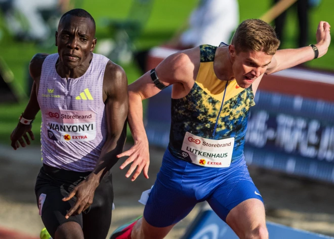 Dimanta līgā Oslo 17 gadus vecais Lutkenhauss negaidīti pārspēj olimpisko čempionu Vanjoni. VIDEO