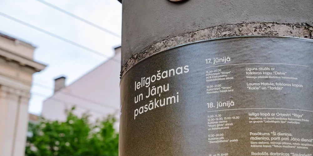 Rīgā Jāņus svinēs Grīziņkalnā, Dzegužkalnā un Mežaparkā. 