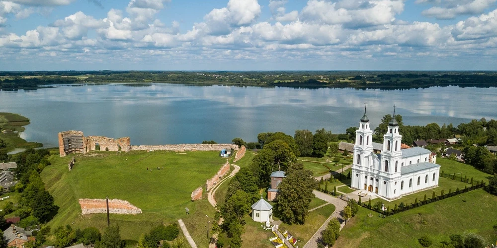 Skats uz Ludzu - vienu no senākājām Latvijas pilsētām.