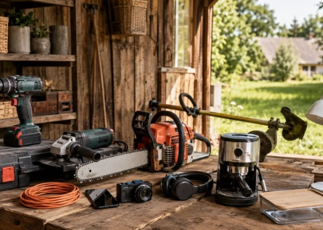 Šķūnis pilns ar mantām? Laiks dot tām otro dzīvi