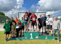 Talsu novada sporta spēlēs Mērsraga komandai sudrabs