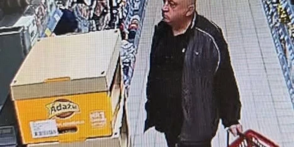 Meklētais vīrietis (foto: Valsts policija)