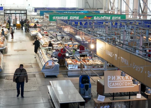 Rīgas Centrāltirgus paviljons 2025. gada oktobrī.
