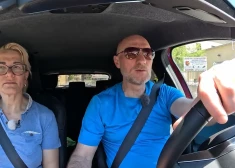 "Igauņu bremze!" - šovā "Ģimene burkā" Karalkini strīdas par auto vadīšanu