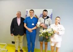 Ventspilī sagaidīti šī gada pirmie dvīnīši - brāļi Alberts un Olivers