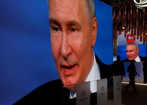 Pārraides  Vladimiram Putinam tika rādītas ar preses dienesta starpniecību. 