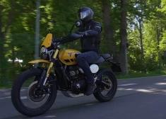 Labs iesācējam, tīkams visiem. Motocikls Triumph Scrambler 400 XC