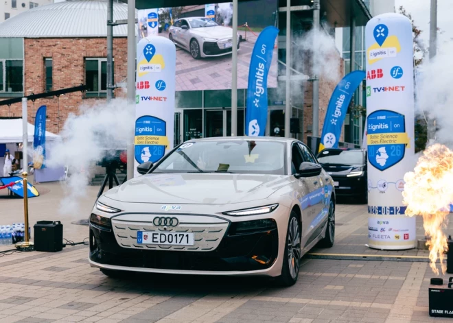 Ar vairāk nekā 60 spēkratu dalību aizvadīts "Ignitis ON" elektroauto rallijs