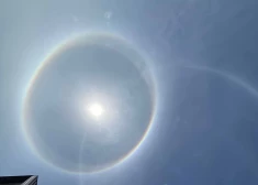 FOTO: Kurzemes ziemeļos debesīs novērots rets halo paveids