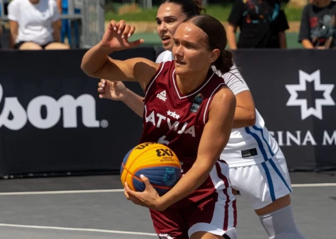 Latvijas 3x3 basketbolistes zaudē Zviedrijai un netiek Eiropas kausa finālturnīrā